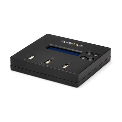 StarTech.com 1:2 Standalone USB Duplicator and Eraser - Memory Stick Cloner - USB 2.0 Flash Drive Copier / Thumb Eraser (USBDUP12) - USB drive duplicator - 2 bays - for P/N: SVA5H2NEUA