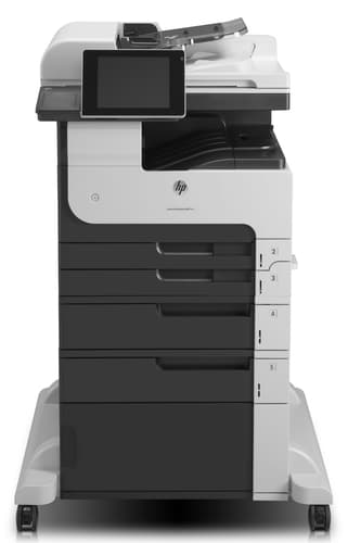 HP LaserJet Enterprise MFP M725f, print, copy, scan, 40ppm mono, A4, A3, duplex, 1200x1200dpi, scan to e-mail, scan to network folder, scan to USB, send to FTP, send to LAN fax, send to internet fax, local address book, SMTP over SSL, HP PCL 6, HP PCL 5e, HP postscript level 3 emulation, PDF 1.4, HP ePrint, Apple AirPrint, one year onsite warranty