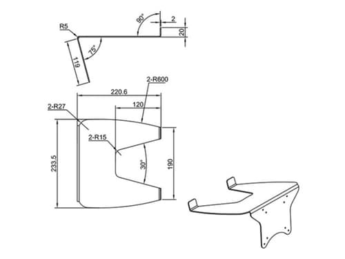 *Non Cancellable/Non Returnable (NCNR)* M LAPTOP HOLDER GAS LIFT ARM WHITE — view 15
