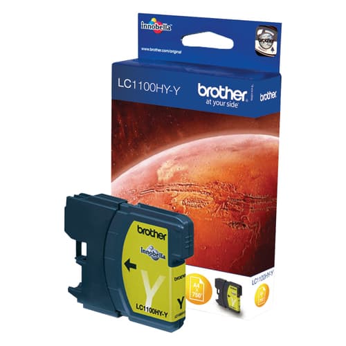 Brother LC1100HYY - High Yield - yellow - original - ink cartridge - for Brother DCP-6690CW, MFC-5890CN, MFC-5895CW, MFC-6490CW, MFC-6890CDW, Justio MFC-5890CN