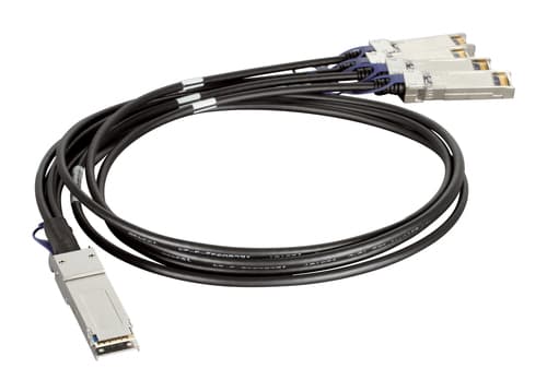 D-Link Direct Attach Cable - Direct attach cable - QSFP+ to QSFP+ - 1 m - twinaxial — view 3