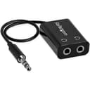 BLACK SLIM MINI JACK HEADPHONE SPLIT thumbnail 4