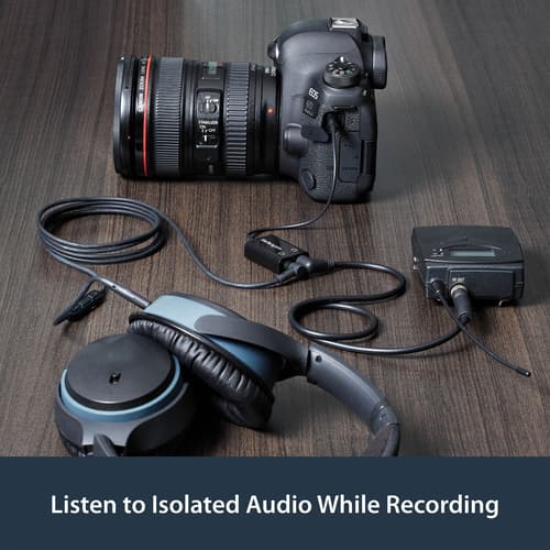 BLACK SLIM MINI JACK HEADPHONE SPLIT — view 8
