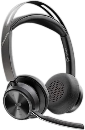Poly Voyager Focus 2 - Headset - on-ear - Bluetooth - wireless - active noise cancelling - USB-C via Bluetooth adapter - black - Zoom Certified, Certified for Microsoft Teams — view 13