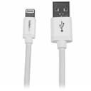 StarTech.com 2m (6ft) Long White Apple 8-pin Lightning Connector to USB Cable for iPhone / iPod / iPad thumbnail 5