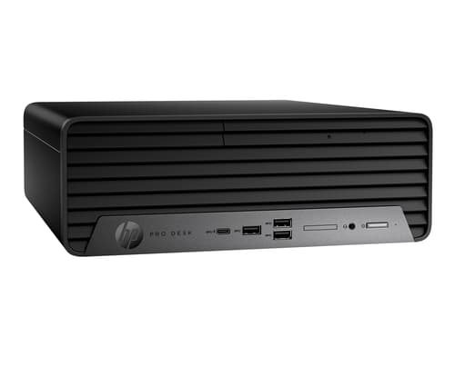 HP Pro 400 G9 - SFF Core i5 i5-14500 / up to 5 GHz - RAM 16 GB - SSD 512 GB - NVMe - UHD Graphics 770 - Gigabit Ethernet, IEEE 802.11ax (Wi-Fi 6E), Bluetooth 5.3 - Win 11 Pro - monitor: none - keyboard: UK - jack black - with HP Wolf Pro Security Edition (1 year)