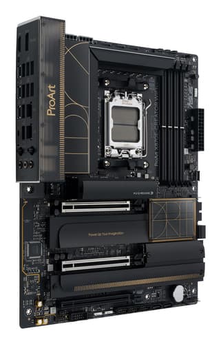 ASUS ProArt X870E-CREATOR WIFI - Motherboard - ATX - Socket AM5 - AMD X870E Chipset - USB4, USB-C 3.2 Gen 2x2, USB 3.2 Gen 2, USB 3.2 Gen 1 - Wi-Fi 7, 10 Gigabit LAN, Bluetooth - onboard graphics (CPU required) - HD Audio (8-channel) — view 6