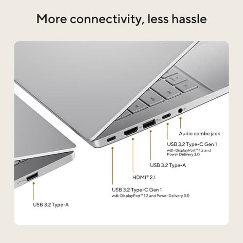 ASUS VivoBook S14 M3407HA-LY014W - AMD Ryzen 5 - 220 / up to 4.9 GHz - Win 11 Home - Radeon 740M - 16 GB RAM - 512 GB SSD NVMe - 14" 1920 x 1200 - Wi-Fi 6, Bluetooth - cool silver — view 19