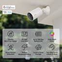 Tapo C410 V1 - Network surveillance camera - indoor, outdoor - weatherproof - colour (Day&Night) - 3 MP - 2304 x 1296 - 2K - fixed focal - audio - wireless - Wi-Fi - 2.4GHz radio - H.264