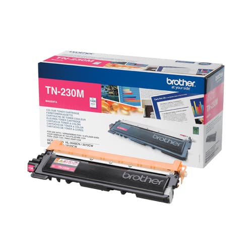 Brother TN230M - Magenta - original - toner cartridge - for Brother DCP-9010CN, HL-3040CN, HL-3040CW, HL-3070CW, MFC-9120CN, MFC-9320CN, MFC-9320CW