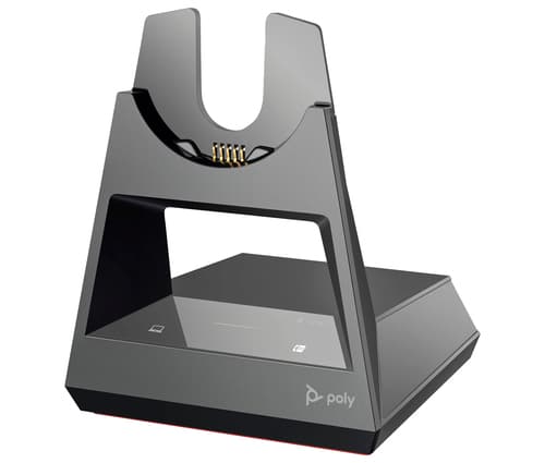 Poly - For Microsoft Teams - wireless headset system base for Bluetooth headset - Certified for Microsoft Teams - for Poly Voyager 4320, Voyager 4300 UC Series 4310, Voyager Focus 2 Office, 2 UC — image 1