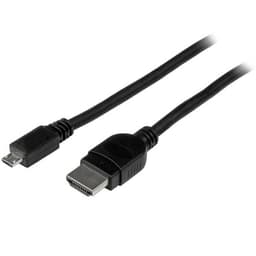 StarTech.com 3m Passive Micro USB to HDMI� MHL Cable - Micro USB Male to HDMI Male MHL Cable - 1080p Video 7.1 Channel Digital Audio (MHDPMM3M) - Video / audio cable - Micro-USB Type B male to HDMI male - 3 m - shielded - black