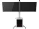 *Non Cancellable/Non Returnable (NCNR)* STAND 180 DUAL MEDIABOX SILVER thumbnail 3