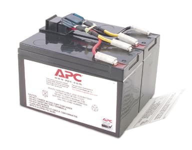 APC Replacement Battery Cartridge #48 - UPS battery - 1 x battery - Lead Acid - for P/N: SMT750, SMT750C, SMT750I, SMT750TW, SMT750US, SUA750ICH, SUA750ICH-45, SUA750-TW