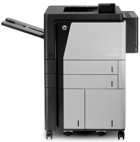 HP LaserJet Enterprise M806x+, print, 55ppm mono, A4, duplex, 1200x1200dpi, 1GB memory, 10.9cm touchscreen LCD, duplex, 2x 500 sheet paper trays, 3500 sheet high capacity tray, 100 sheet multi purpose paper tray, 320GB HP high performance secure hard disk, hi-speed USB 2.0 host, hi-speed USB 2.0 device, Gigabit Ethernet 10/100/1000T network, foreign interface, hardware integration pocket, 2 internal USB host, HP PCL 6, HP PCL 5e, HP Postscript Level 3 emulation, HP ePrint, Apple AirPrint, one ye