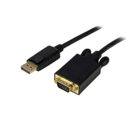 StarTech.com 10 ft DisplayPort to VGA Adapter Cable - DP to VGA Video Converter - Active DisplayPort to VGA Cable for PC 1920x1200 - Black (DP2VGAMM10B) - DisplayPort cable - DisplayPort (M) to HD-15 (VGA) (M) - 3.05 m - latched - black