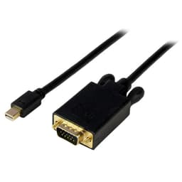 StarTech.com 6ft Mini DisplayPort to VGA Cable - Active - 1920x1200 - mDP to VGA Adapter Cable for Your Computer Monitor (MDP2VGAMM6B) - Adapter cable - Mini DisplayPort (M) to HD-15 (VGA) (M) - Displayport 1.2/Thunderbolt - 1.8 m - active, 1920 x 1200 (WUXGA) support - black