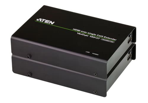 ATEN VE812 HDMI over Single Cat 5 Extender - Video/audio extender - over CAT 5 - up to 100 m - for ATEN VM5404HA, VM5808HA, VP2730, VanCryst VM1600A, VM3200, VM5404H, VM6809H — view 1