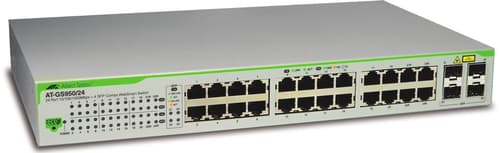 Allied Telesis AT GS950/24 WebSmart Switch - Switch - Managed - 24 x 10/100/1000 + 2 x SFP - desktop