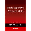 Canon Pro Premium PM-101 - Smooth matte - 310 micron - A4 (210 x 297 mm) - 210 g/m� - 20 sheet(s) photo paper - for PIXMA PRO-1, PRO-10, PRO-100 thumbnail 1