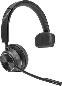 Poly Savi 7410 OFFICE - Savi 7400 series - headset - on-ear - DECT / Bluetooth - wireless - black - Certified for Microsoft Teams