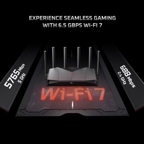 TP-Link Archer GE400 V1 - Wireless router 4-port switch - 1GbE, 2.5GbE, Wi-Fi 7 Dual Band — view 6