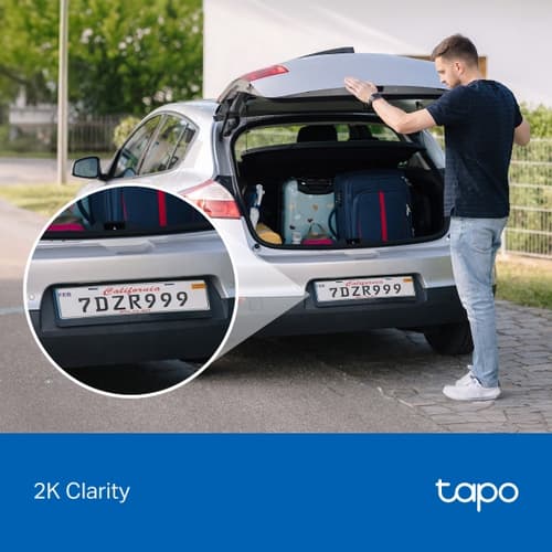 Tapo C411 KIT V2 - Network surveillance camera - outdoor - dustproof / waterproof - colour (Day&Night) - 3 MP - 2304 x 1296 - 2K - fixed focal - audio - wireless - Wi-Fi - H.264 - with Solar Panel — view 6