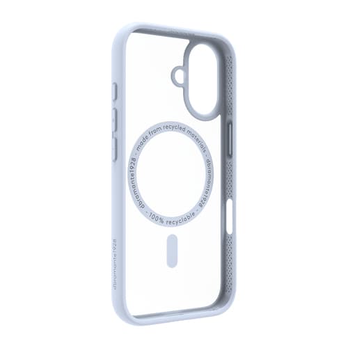 dbramante1928 Grenen - Back cover for mobile phone - MagSafe compatibility - plastic - sky blue, transparent — view 5