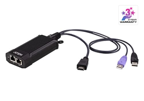 ATEN KG8950T - KVM / audio / USB extender - USB, HDMI, 1GbE - over CAT 5e/6 - up to 100 m - 0U — view 1
