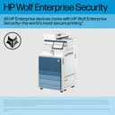 HP LaserJet Enterprise MFP 8801dn - Multifunction printer - colour - laser - A3 (297 x 420 mm) (original) - A3/Ledger (media) - up to 60 ppm (copying) - up to 60 ppm (printing) - 2180 sheets - 33.6 Kbps - Gigabit LAN, USB 3.0, USB 2.0 host, USB 3.0 host thumbnail 7
