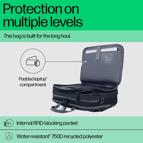 HP TRAVEL PLUS 15L 14 LAPTOP BAG — view 4