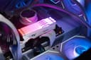 Kingston FURY Beast RGB - DDR5 - module - 16 GB - DIMM 288-pin - 6400 MHz / PC5-51200 - CL32 - 1.4 V - unbuffered - on-die ECC - white thumbnail 7