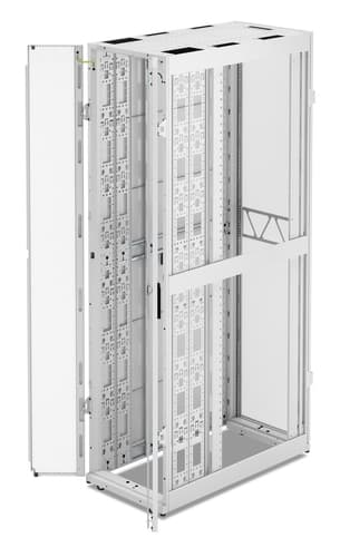 APC NetShelter SX Gen 2 - Rack cabinet - 2436H x 600W x 1200D mm, with sides - floor-standing - white - 52U - 19" - TAA Compliant — view 7