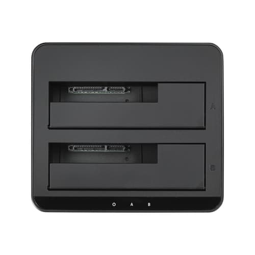 StarTech.com Dual-Bay USB 3.0 to SATA Hard Drive Docking Station, USB Hard Drive Dock, External 2.53.5 SATA IIIIII, SSDHDD Docking Station, Hot-Swap Hard Drive Bays - Top-Loading - HDD docking station - bays: 2 - 2.5", 3.5" - SATA 6Gb/s - USB 3.0 - black - for P/N: SVA12M5NA — view 7