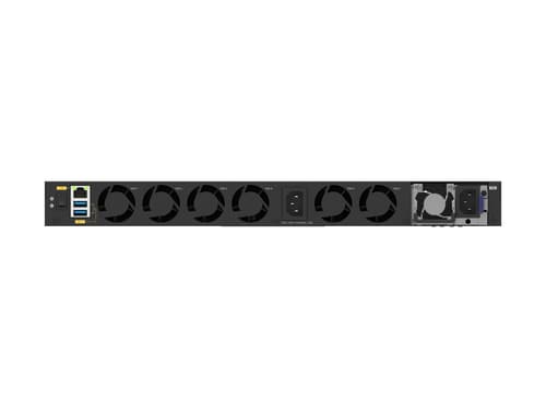 NETGEAR AV Line M4350-40X4C - Switch - L3 - Managed - 40 x 100/1000/2.5G/5G/10GBase-T (PoE++) + 4 x 40/100 Gigabit QSFP28 - front to back airflow - rack-mountable - PoE++ (196 W)