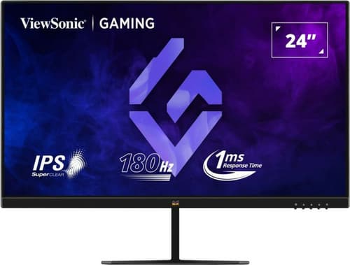 ViewSonic VX2479-HD-PRO - LED monitor - gaming - 24" (23.8" viewable) - 1920 x 1080 Full HD (1080p) @ 180 Hz - IPS - 250 cd/m� - 1000:1 - HDR10 - 1 ms - 2xHDMI, DisplayPort