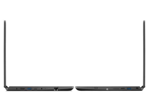 Acer TravelMate Spin B3 TMB311RN-32 - Flip design - Intel Celeron - N5100 / up to 2.8 GHz - Win 11 Pro Education - UHD Graphics - 4 GB RAM - 128 GB eMMC - 11.6" IPS touchscreen 1920 x 1080 (Full HD) - Gigabit Ethernet - Wi-Fi 6 - shale black - kbd: UK — view 10