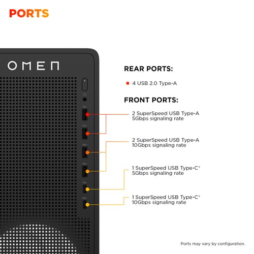 HP OMEN 16L Gaming Desktop TG03-0005na PC, Windows 11 Home — view 4