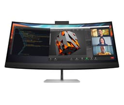 HP 740pm - Series 7 Pro - LED monitor - curved - 40" (39.7" viewable) - 5120 x 2160 WUHD @ 60 Hz - IPS - 300 cd/m� - 1000:1 - 5 ms - 2xThunderbolt 3, HDMI, DisplayPort - speakers - black, silver