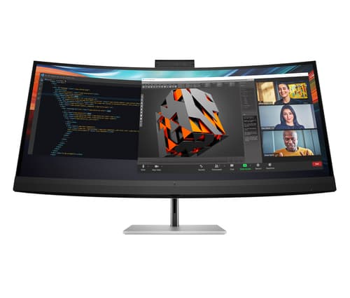 HP 740pm - Series 7 Pro - LED monitor - curved - 40" (39.7" viewable) - 5120 x 2160 WUHD @ 60 Hz - IPS - 300 cd/m� - 1000:1 - 5 ms - 2xThunderbolt 3, HDMI, DisplayPort - speakers - black, silver