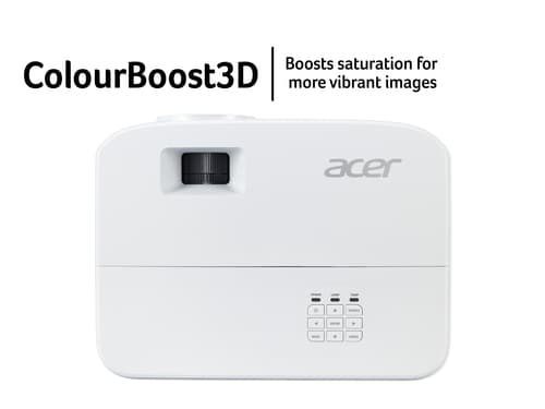 Acer P1357Wi - DLP projector - portable - 3D - WXGA (1280 x 800) - 16:10 — view 6