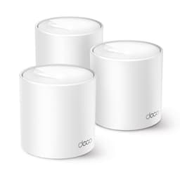 TP-Link Deco X10 V1 - Wi-Fi system - (3 routers) - up to 5,600 sq.ft - mesh 1GbE Dual Band
