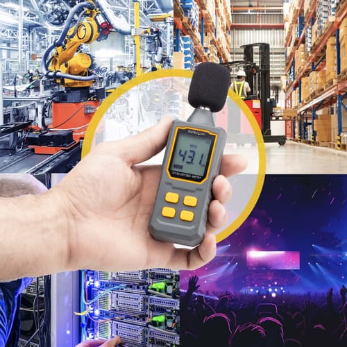 StarTech.com Handheld Digital Sound Meter, Noise/Decibel Level Reader — view 7