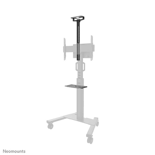 Neomounts AV1-825BL - Mounting component (camera shelf, shelf) - for video bar - steel - black - cart mountable - for P/N: FL50S-825BL1, FL50S-825WH1