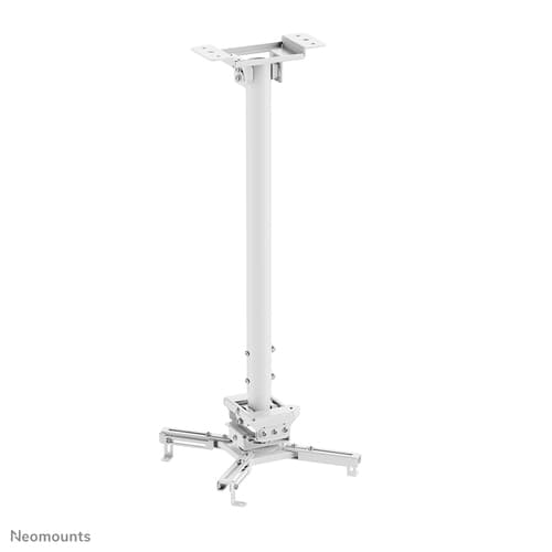 Neomounts CL25-550WH1 - Mounting kit (ceiling mount) - full-motion - for projector - easy-install, height 74.5 - 114.5 cm - steel - white — view 4
