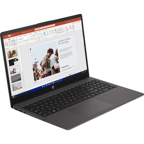 HP 250 G10 Notebook - Intel Core i7 - 1355U / up to 5 GHz - Win 11 Pro - Intel Iris Xe Graphics - 16 GB RAM - 512 GB SSD NVMe - 15.6" IPS 1920 x 1080 (Full HD) - Wi-Fi 6, Bluetooth - dark ash silver - kbd: UK — view 4