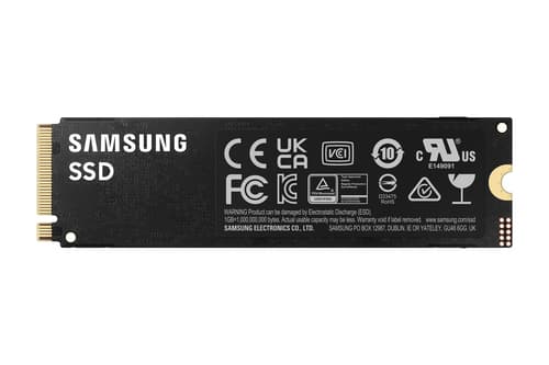 Samsung 990 PRO MZ-V9P4T0BW - SSD - encrypted - 4 TB - internal - M.2 2280 - PCIe 4.0 x4 (NVMe) - 256-bit AES - TCG Opal Encryption — view 3