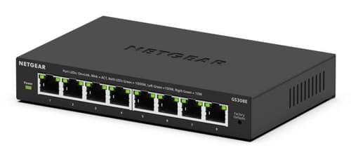 NETGEAR 300 Series SOHO Plus GS308E - Switch - L3 Lite - smart - 8 x 10/100/1000