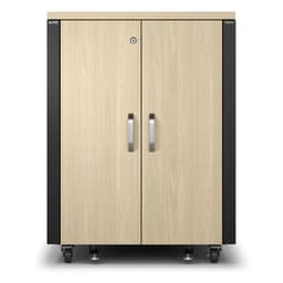 APC NetShelter - Rack (horizontal) - soundproof - AC 230 V - maple - 17U - 19"