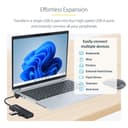StarTech.com 4-Port USB-A Hub, 5Gbps, Bus Powered, Small Travel Mini Hub - Hub - 4 x USB 3.2 Gen 1 - desktop thumbnail 12